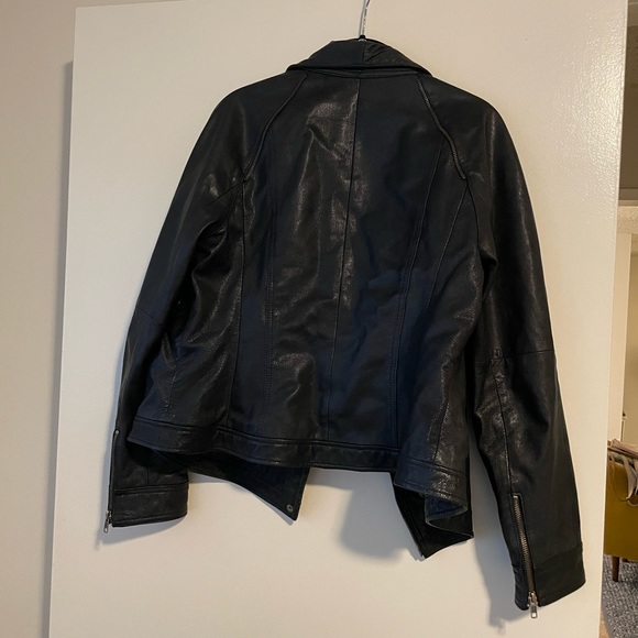INC leather jacket - Picture 3 of 8
